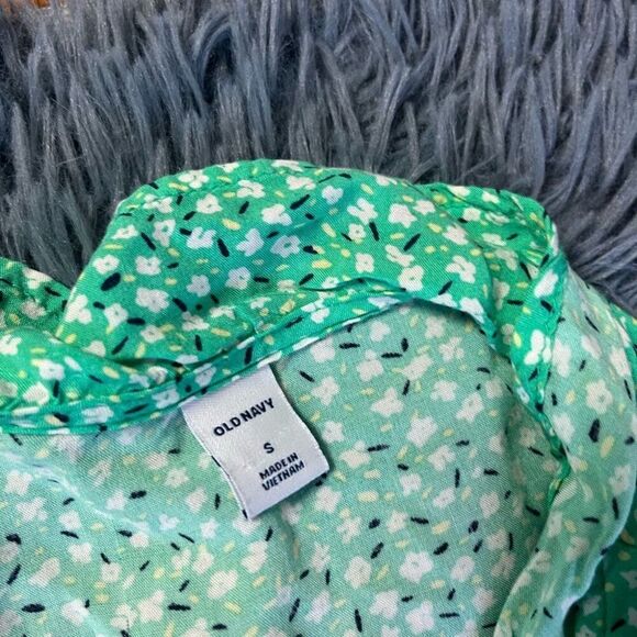 Old Navy Waist Defined Ruffled Tie Belt Midi Wrap Dress Size S - Picture 3 of 5